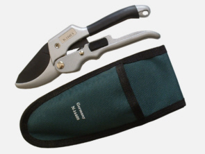 Gartenschere mit Tasche Button