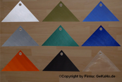 Gewebeplane 9 Farben